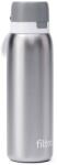 FILTRO Termos cu filtru carbon activ FILTRO THERMO PURE 740 CB, perete dublu cu vacuum, izolare 12 ore, inox argintiu 740 ml (FL2734-THERMO740CB)