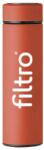 FILTRO Termos FILTRO Thermo LED Orange, perete dublu din inox 304, afisaj digital tactil al temperaturii, infuzor inclus, capacitate 500 ml (FL2767-FILTRO-THERMO-LED-ORANGE)