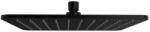Omnires Slimline - Fejzuhany, 25x25 cm, matt fekete WG225-OBL (WG225-OBL)