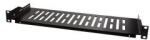 LogiLink SF1C25B 19" konzolos polc, elülső csavaros rögzítés, fekete (SF1C25B)