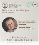 Matchstick Monkey Baby Gum & Teeth Wipes 0 m+ tisztító törlőkendő fogakra, nyelvre és ínyre