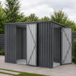 Avenberg kerti ház szerszámokra, 2.43 × 1.12 m, antracit, ZA25075