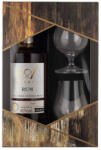Agárdi Rum díszdoboz 2 db Single Malt pohárral 43%, 0, 5 L