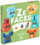 DJECO Egyensúlyozó építőjáték arcok - Fejlesztőjáték - Ze Faces - DJ06439