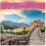Lizzycalendar Calendar de perete LIZZYCALENDAR 300x600 mm, format vertical - Minunile lumii 2027 (7540227010)