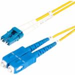 StarTech Optikai OS2 LC-SC Duplex Átalakító Sárga 8m SMLCSC-OS2-8M (SMLCSC-OS2-8M)