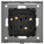 Luxion Intrerupator Dublu Mecanic LUXION cu Rama din Sticla Auriu (LX-MP004GF-G)
