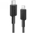 Anker 322 USB-C to Lightning Cable (6ft Braided) Black (A81B6G11) (A81B6G11)