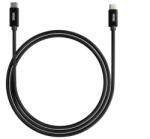 YENKEE YCU C102 BK USB-C - USB-C Adat-, és Töltő kábel (35055947) (35055947)