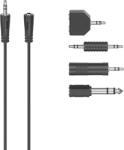 Hama Adaptor Jack 3.5mm/6.3mm HAMA 205122, 2.5m, negru (4047443440143)