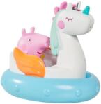 TOMY Jucărie de baie Tomy Toomies - Peppa Pig cu barcă cu unicorn (E73106U)