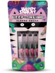 Happy Snacky Flavor Cream recompensă pisici - vită, creveți 4 x 10 g