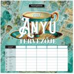 Lizzycalendar Calendar de perete LIZZYCALENDAR 300x600 mm, în format vertical, creat de Anyu, în stil scrapbook, 2027 (7540227011)