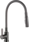 INVENA DALIS mosogató csaptelep flexibilis kifolyóval, grafit BZ-64-024-L (BZ-64-024-L)