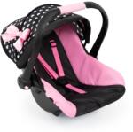 Bayer Design Bayer Design, Deluxe Car Seat, scaun auto pentru papusi, negru-roz
