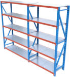 HD Regal FLEX300-X355 Salgó polcrendszer KOMPLETT 3, 5 m (250 x 60 cm / 5 polc)