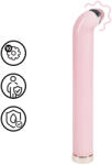 Loveline - vibrator din sticlă cu punctul G (roz) (8714273021373) Dildo