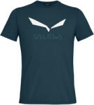 Salewa Solidlogo Dry T-shirt Pond Blue Férfipóló 2X