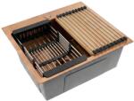 Rea Chiuveta inox cu set 3 accesorii bej Rea Leo 50 cm cupru periat (KPL-06046) Chiuveta