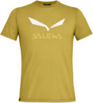 Salewa Solidlogo Dry T-shirt Olive Oil Férfipóló M