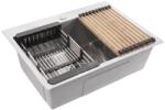 Rea Chiuveta inox cu set 3 accesorii gri Rea Liam 58 cm crom periat (KPL-06533) Chiuveta
