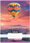Nebulo Nebulo: Tűzött 4. osztályos hőlégballon a levendulák felett mintás vonalas füzet 21-32 A/5 (VO4-1-CM-A5-12345922)
