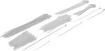 BGS technic BGS kábelkötegelő-készlet fehér 100 - 300 mm 250 darabos (80778)