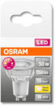 OSRAM Star 3 fokozatban dimmelhető LED fényforrás (izzó), spot forma (PAR16), GU10 foglalat, 3, 7 W, 350lm, 2700K meleg fehér ( 4058075433182 ) (4058075433182)