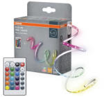 OSRAM FLEX RGB WITH REMOTE CONTROL beltéri LED szalag fehér színben, távirányítóval vezérelhető, 780lm, 10W, IP20, RGBW (RGB + 3000K meleg fehér), hossz: 3000mm ( 4099854448553 ) (4099854448553)