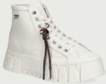 Tommy Jeans TJW PLATFORM SNEAKER LEATHER MC teniși înalți pentru femei din piele 9BY2-OBDZH7_00X
