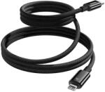 Baseus Tungsten Gold Magnetic USB Type-C - iPhone, 20W gyorstöltő adatkábel, 1m, fekete (P10319805111-01)