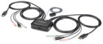  2 Port Displayport Kvm Switch Kvm Switch - Os Independent (sv211dpua4k)