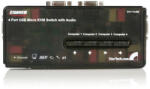  4 Port Usb Kvm Switch + Audio In (sv411kusb)