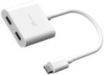  Usb-c To Dual Usb-c With Video Or Power Delivery (jca164-n)