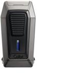 Colibri Quantum Gunmetal, tripla szúrólángos szivar öngyújtó beépített ék vágóval - sötétszürke (C-LI970C3)