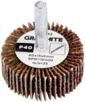 GRAPHITE Csapos lamellás korong 40x15x6mm, P40 (58T392)