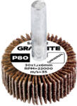 GRAPHITE Csapos lamellás korong 30x15x6mm, P80 (58T402)