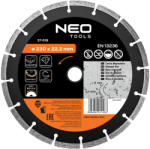 NEO TOOLS Gyémánt vágókorong 230mm szegmenses (57-619) - storeplace