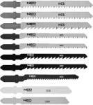 Neo Tools Dekopírfűrészlap készlet, T-befogó, fém-fa-műanyag-rétegelt lemez, 10db (57-755)