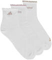 adidas Zoknik womens quarter Sock 3 Pair Pack Fehér S
