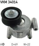 SKF Szíjfeszítő, hosszbordás szíj SKF VKM 34014 for MAZDA, FORD, VOLVO (VKM 34014)