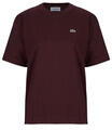 Lacoste Rövid ujjú pólók T-shirt en coton doux relaxed fit Bordó DE 36
