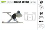VALEO ablakemelő VALEO 850265 for MITSUBISHI, HYUNDAI (850265)