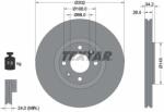 TEXTAR féktárcsa TEXTAR 92168503 for CITROËN, PEUGEOT (92168503)