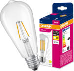 OSRAM LED izzó E27 13W = 120W 1900lm 2700K meleg fehér 300° Filament Edison VALUE Osram (4099854566042)