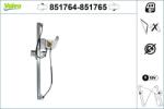 VALEO ablakemelő VALEO 851764 for VW (851764)