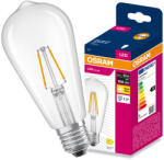 OSRAM LED izzó E27 5.9W = 60W 806lm 2700K meleg fehér 300° Filament Edison VALUE Osram (4099854565731)