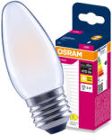 OSRAM LED izzó E27 gyertya B35 3.4W = 40W 470lm 2700K meleg fehér 300° Filament VALUE Osram (4099854569661)