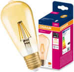 OSRAM LED izzó E27 4.2W = 33W 380lm 2400K meleg fehér 300° Filament Edison VALUE Osram (4099854565670)