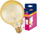 OSRAM LED izzó E27 gömb 7W = 50W 650lm 2400K meleg fehér 300° Filament VALUE Osram (4099854570186)